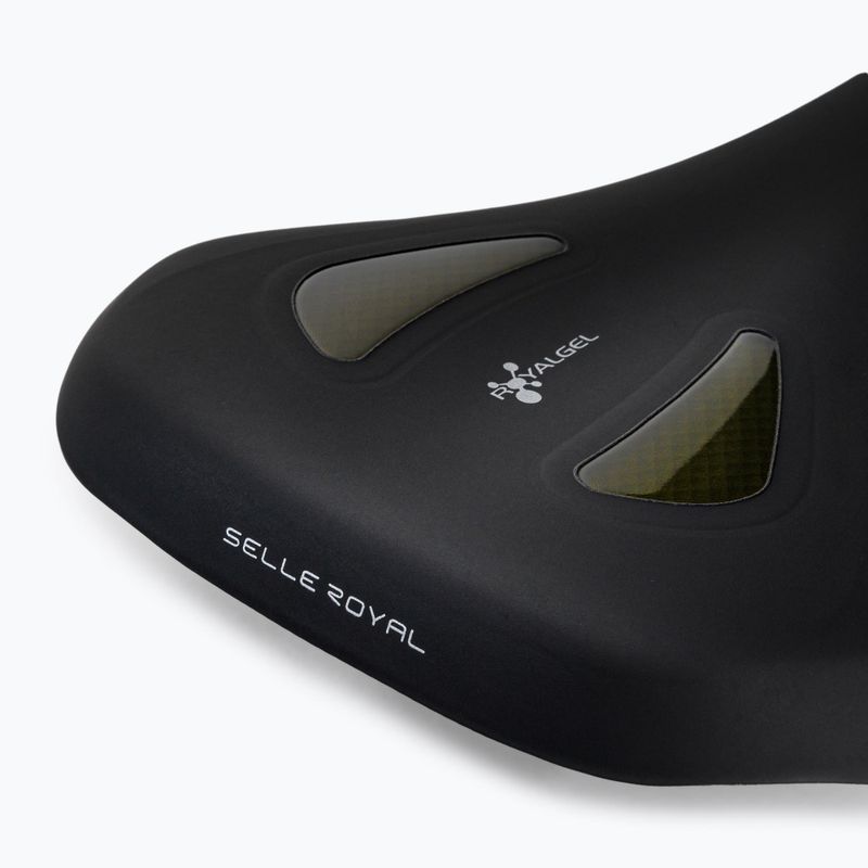 Șa de bicicletă cu gel pentru bărbați Selle Royal Lookin Basic Moderate 60st. negru A237HR0A08014 5