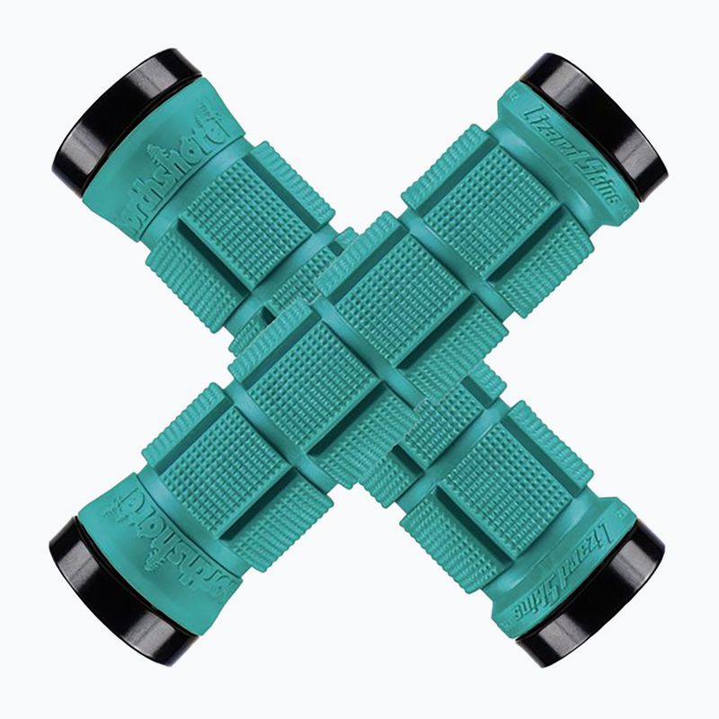 Mânere de ghidon Lizard Skins Dual-Clamp Northshor teal