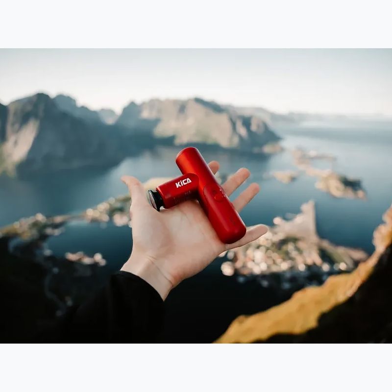 Aparat de masaj cu vibrații KiCA Mini 3 red 7