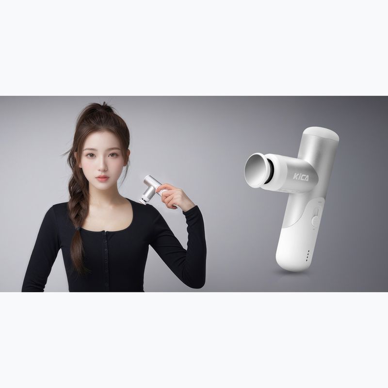 Aparat de masaj cu vibrații KiCA Mini 3 white 8
