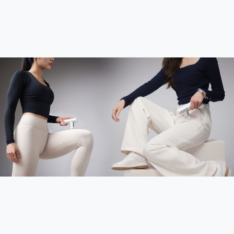 Aparat de masaj cu vibrații KiCA Mini 3 white 11