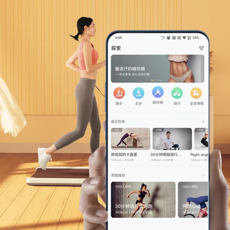 Bandă de alergare electrică Kingsmith MC21 gri 12