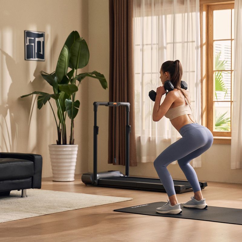 Bandă de alergare electrică Kingsmith R3 Hybrid+ negră 24