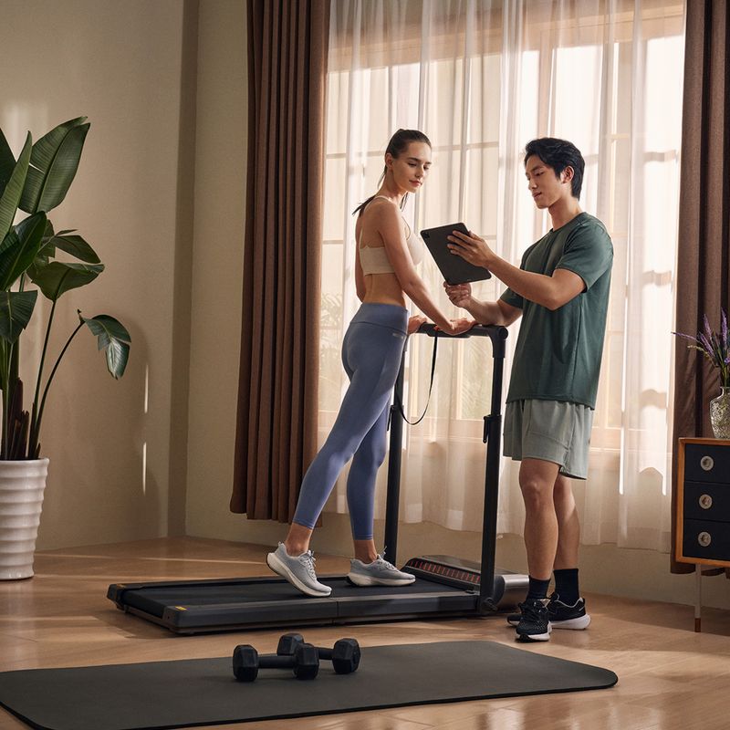 Bandă de alergare electrică Kingsmith R3 Hybrid+ negră 26