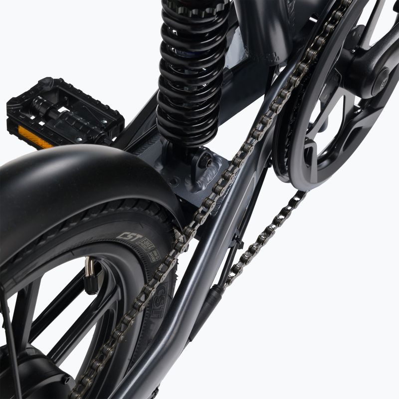 Bicicleta electrică HIMO Z16 Max gri 13