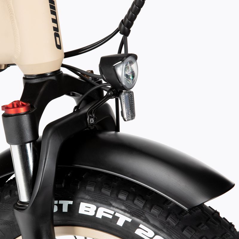 Bicicleta electrică HIMO ZB20 Max bej 7