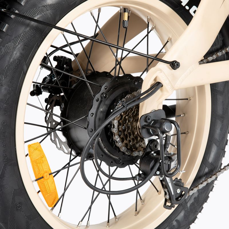 Bicicleta electrică HIMO ZB20 Max bej 8