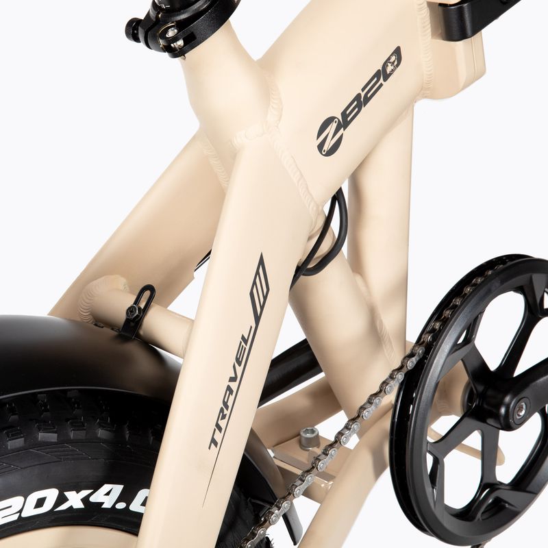 Bicicleta electrică HIMO ZB20 Max bej 13