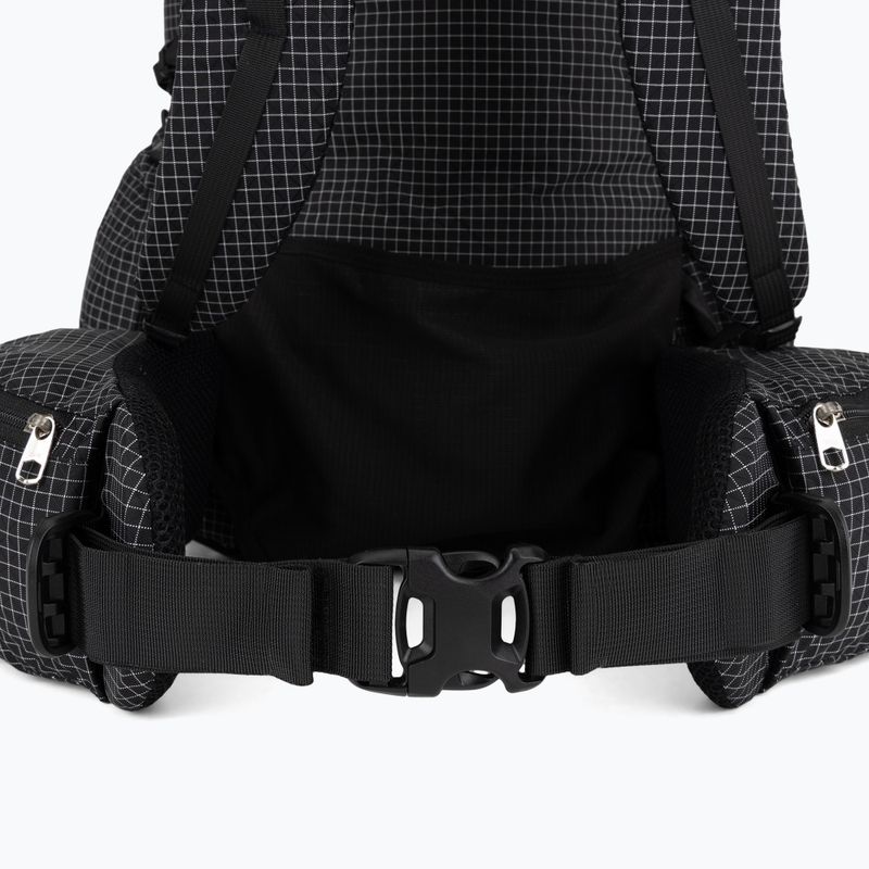 Rucsac de turism 3F UL Qidian Pro 46+10L Black 10