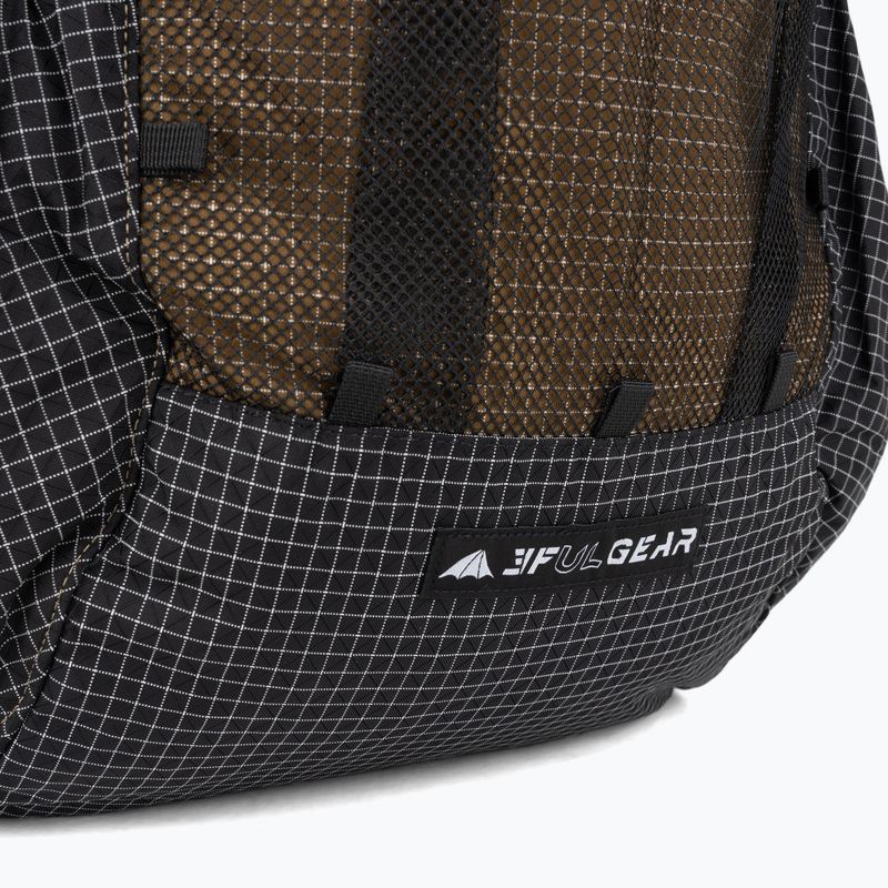 Rucsac de turism 3F UL Qidian Pro 46+10L Brown 5