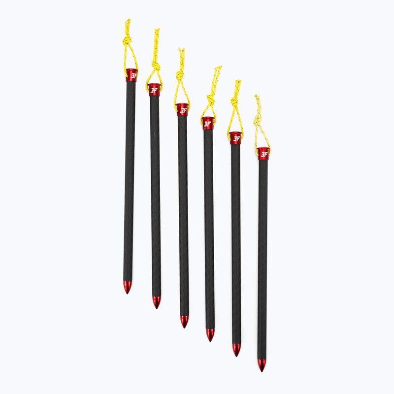 Cuie pentru cort 3F UL Carbon Long Black