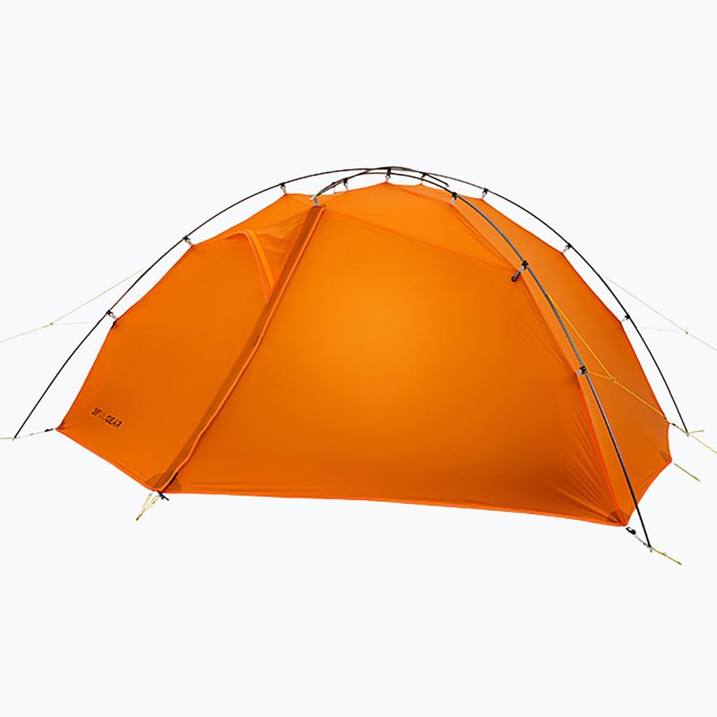 Cort de camping 2-persoane 3F UL GEAR Taiji 2P 15D Orange