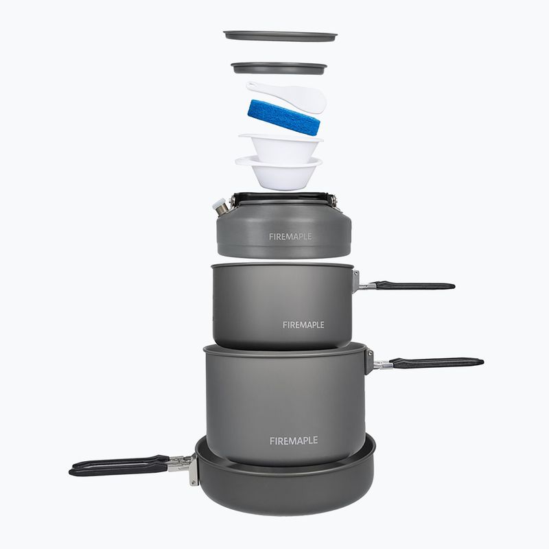 Set de vase turistice Fire-Maple Feast 4 black 2