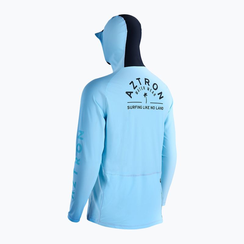 Longsleeve de înot pentru bărbați Aztron Surfing Hooded Rashguard 2