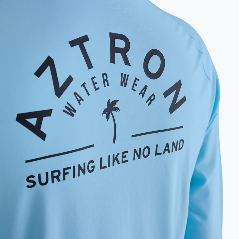Longsleeve de înot pentru bărbați Aztron Surfing Hooded Rashguard 5
