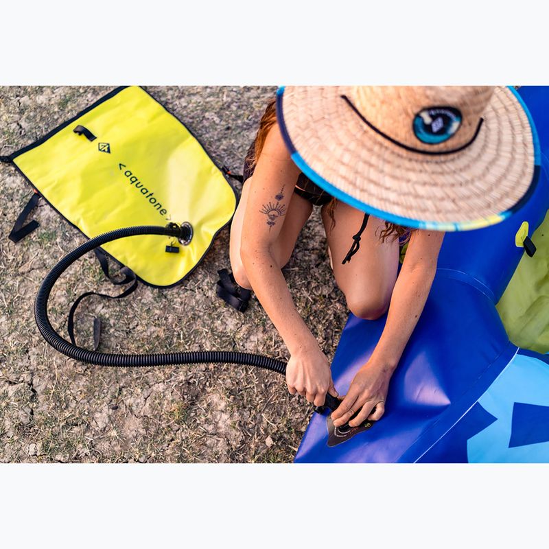 Caiac gonflabil 1-persoană Aquatone Bee Inflatable Pack Raft 7'3" 221 cm 19
