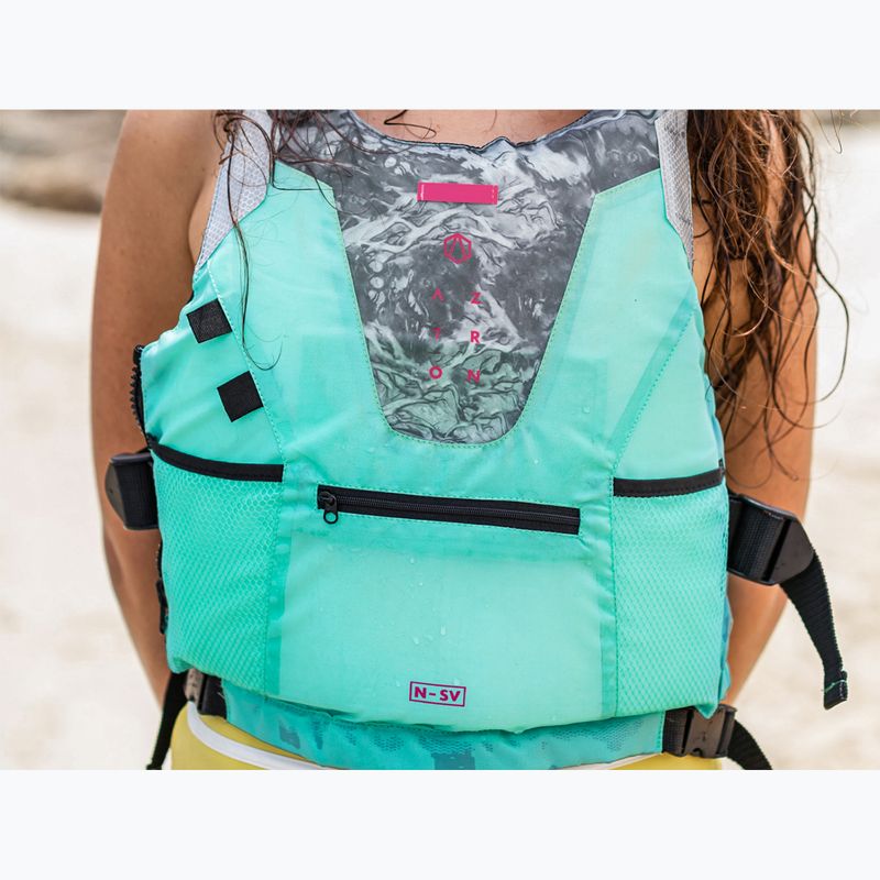 Vestă de siguranță pentru femei Aztron N-SV 2.0 aqua green 12