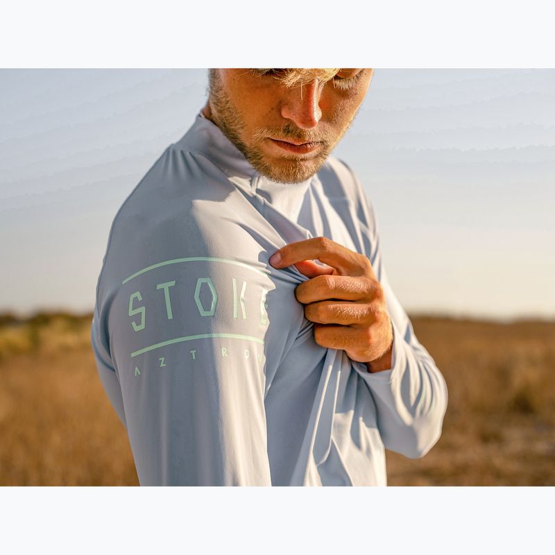 Longsleeve de înot pentru bărbați Aztron Stoke Surfing Rashguard 9