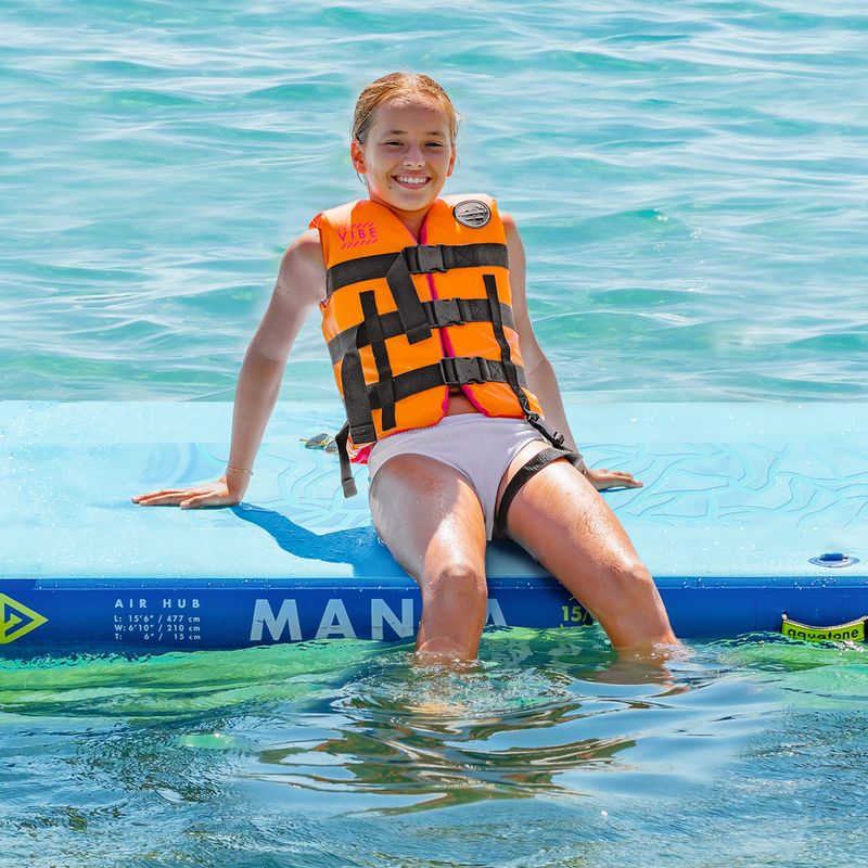 Vestă de siguranță pentru copii Aquatone Vibe Youth Safety Vest orange 7