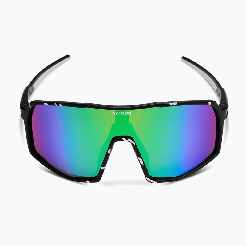 Ochelari de soare Aztron Thunder metalblack/white/polarizedgreen/twilightmirr/grey 2