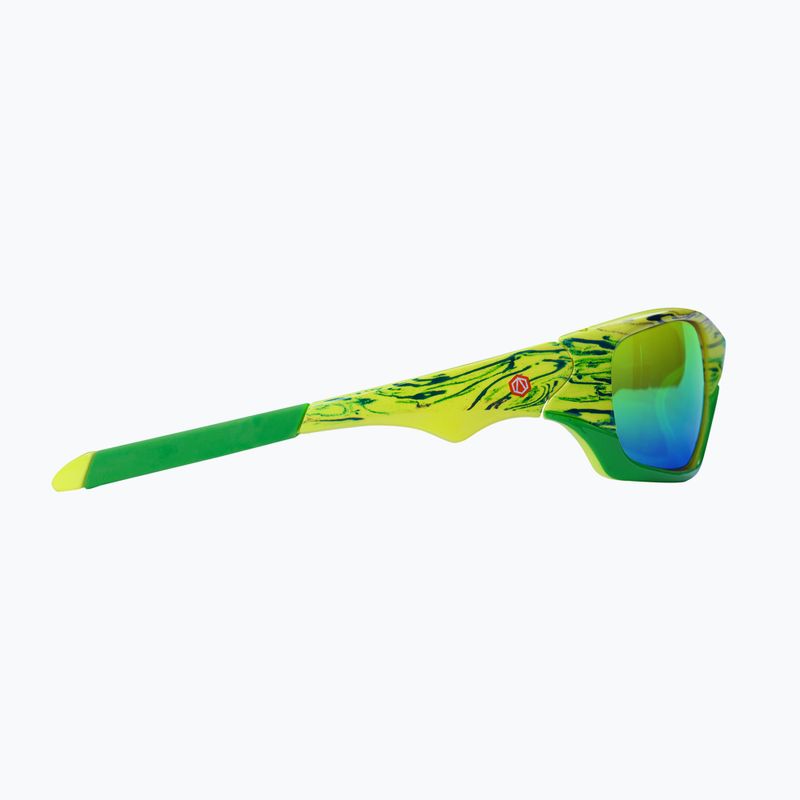 Ochelari de soare pentru copii Aztron Shine spark lime/wayve/polarized green/yellow mir/grey 3