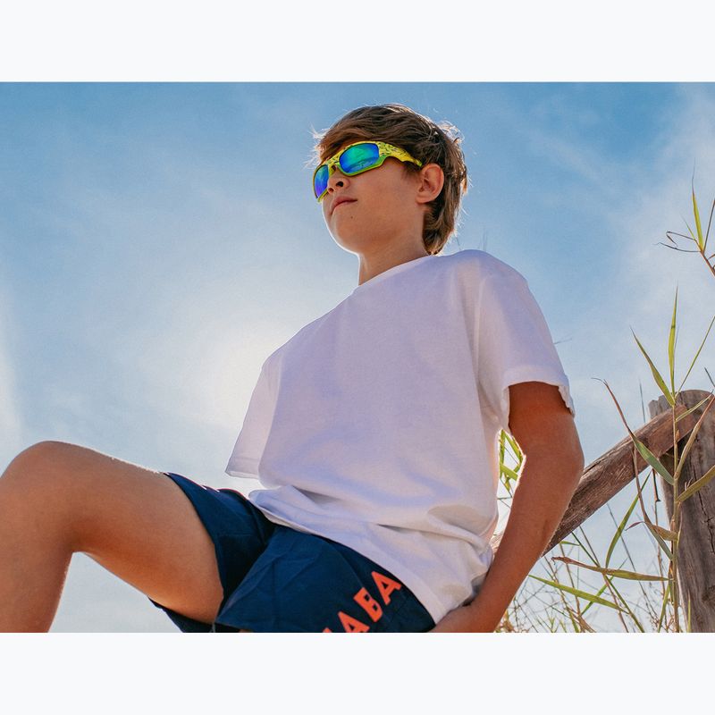 Ochelari de soare pentru copii Aztron Shine spark lime/wayve/polarized green/yellow mir/grey 5