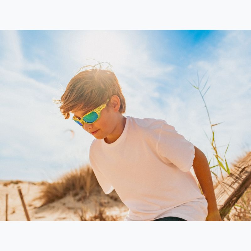 Ochelari de soare pentru copii Aztron Shine spark lime/wayve/polarized green/yellow mir/grey 6