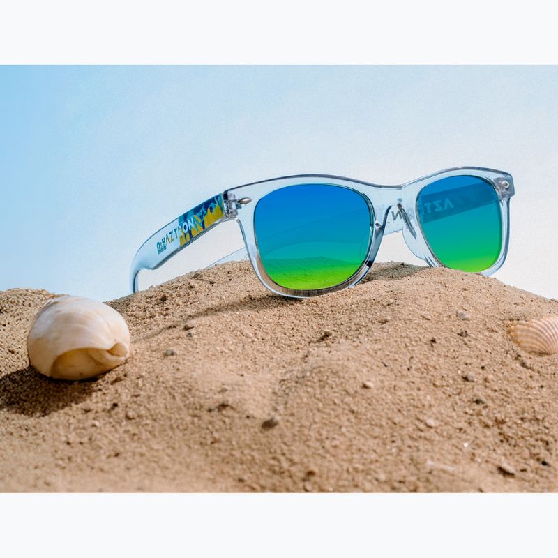 Ochelari de soare pentru copii Aztron Solar ice grey/graffiti/polarized blue/yellow mirror/grey. 10
