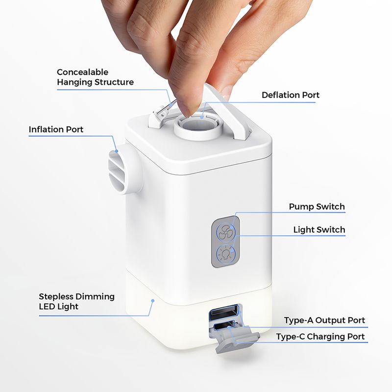 Pompă electrică Flextail Max Pump 2 Plus white 7