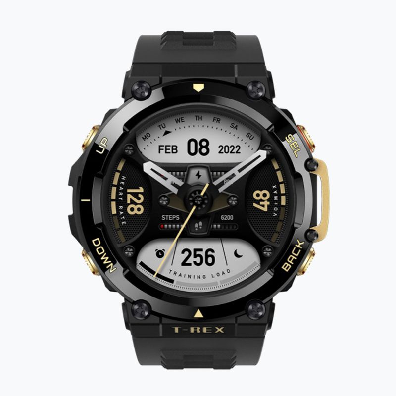 Ceas Amazfit T-Rex 2 astro black/gold A2170