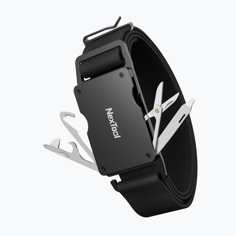 Curea de pantaloni Nextool Multifunctional P50 czarny 4
