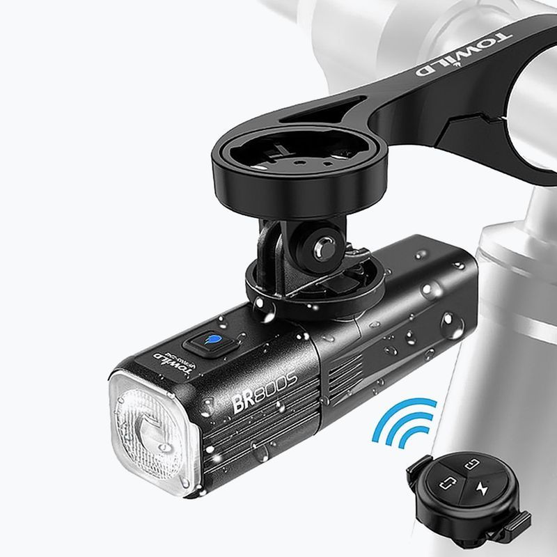 Lampă de bicicletă față Towild BR800S black 3