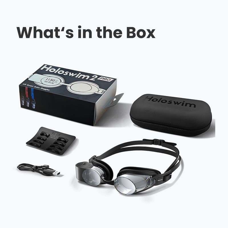Ochelari de înot Holoswim 2 Pro AR Smart deep sky black 10