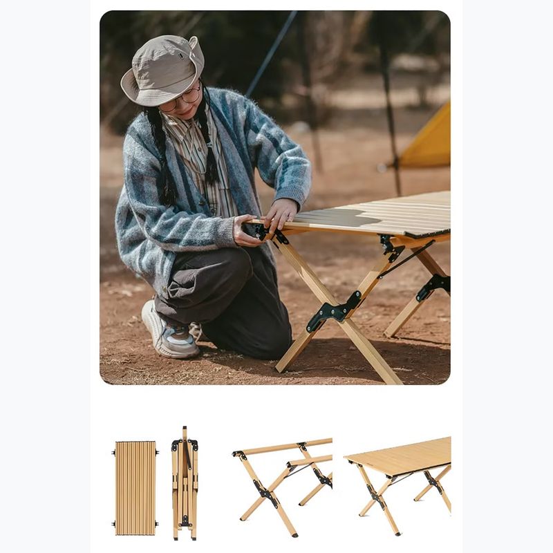 Masă de camping Naturehike Star Jane L01 XL wood 3