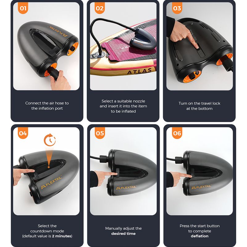 Pompă electrică FLEXTAIL Evo Sup Pro dark grey 10