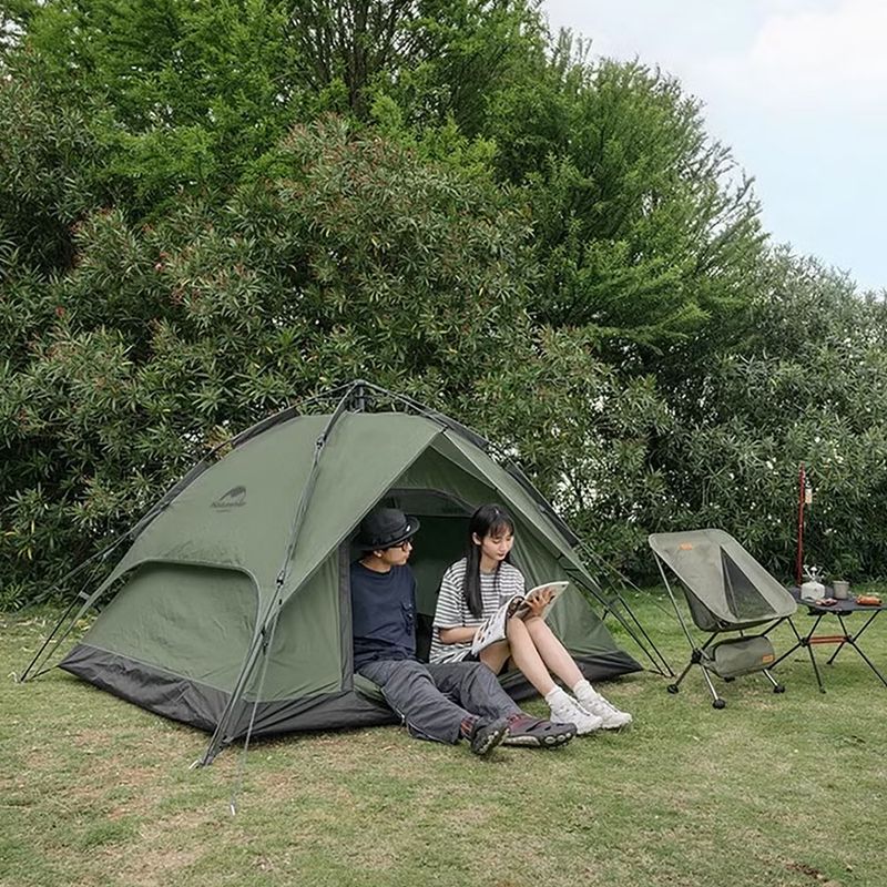 Cort de camping 4-persoane Naturehike Pop-Up 4 Automatic forest green 4