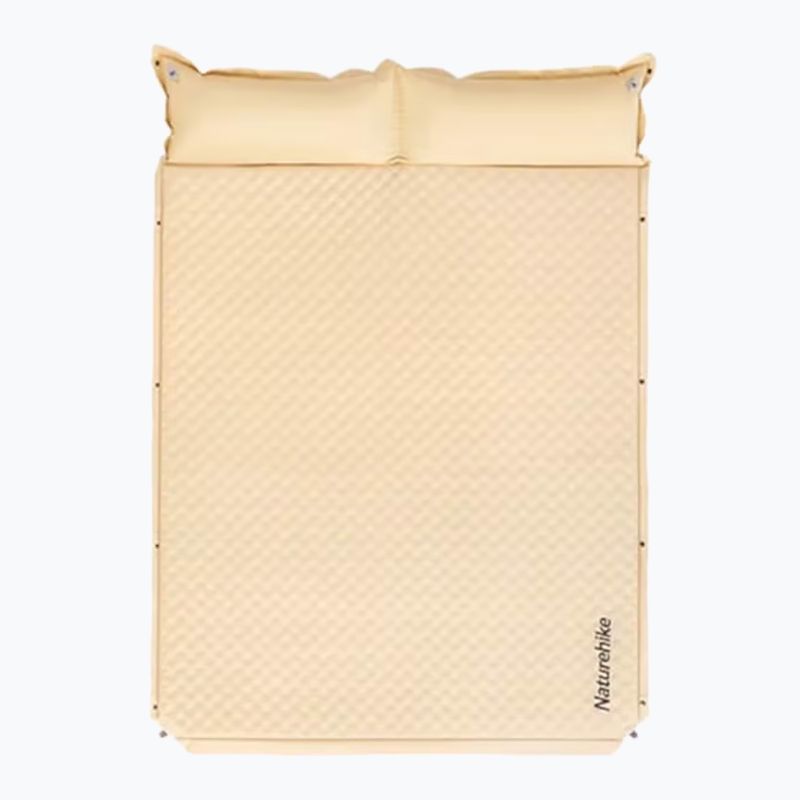 Covoraș autogonflabil Naturehike Automatic Inflatable Cushion With Pillow cream