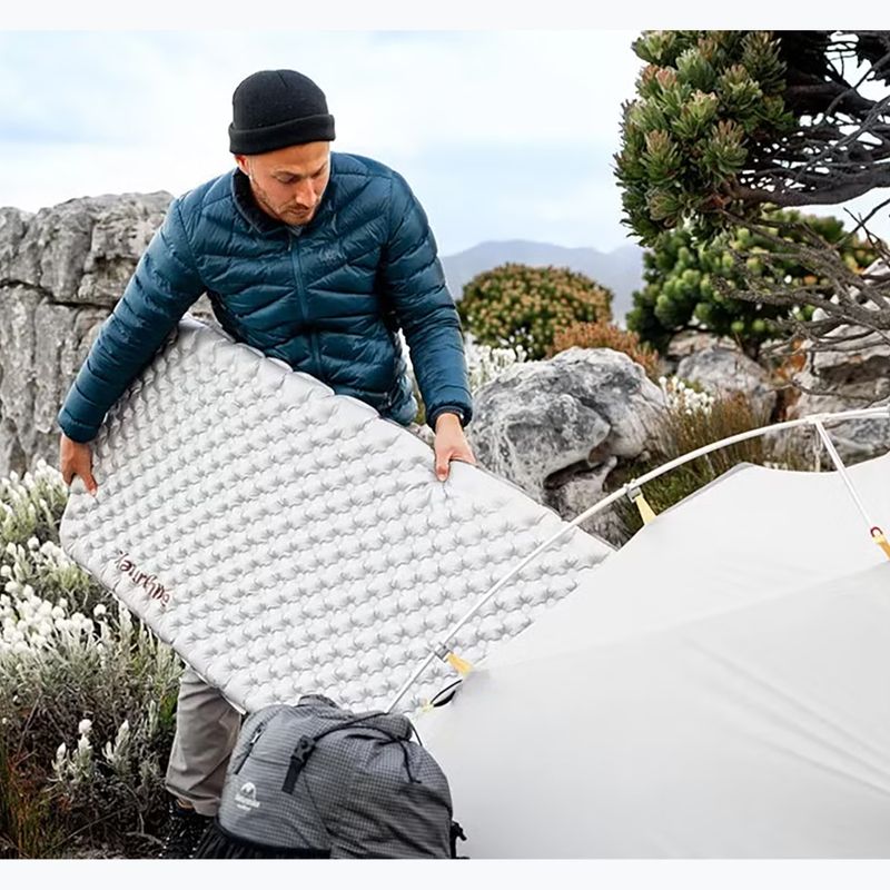 Saltea gonflabilă Naturehike Tuye R 5.8 carbon silver 3