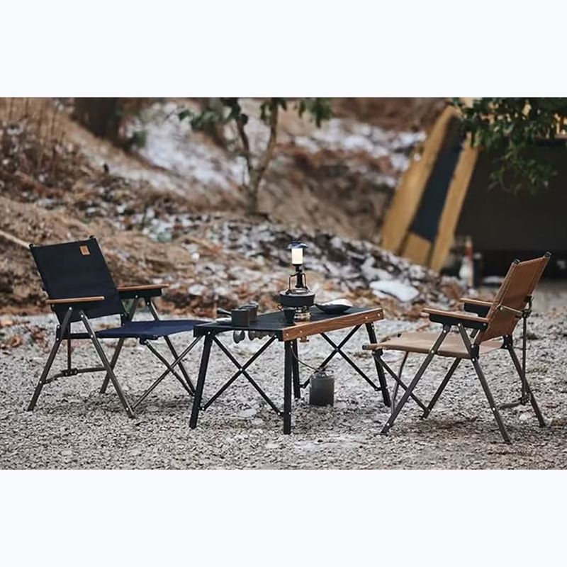 Scaun de camping Naturehike L04 Folding black 2