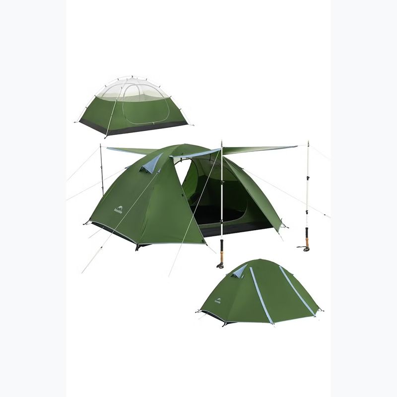 Cort de trekking 2-persoane Naturehike Bleik 2 Type B forest green 2