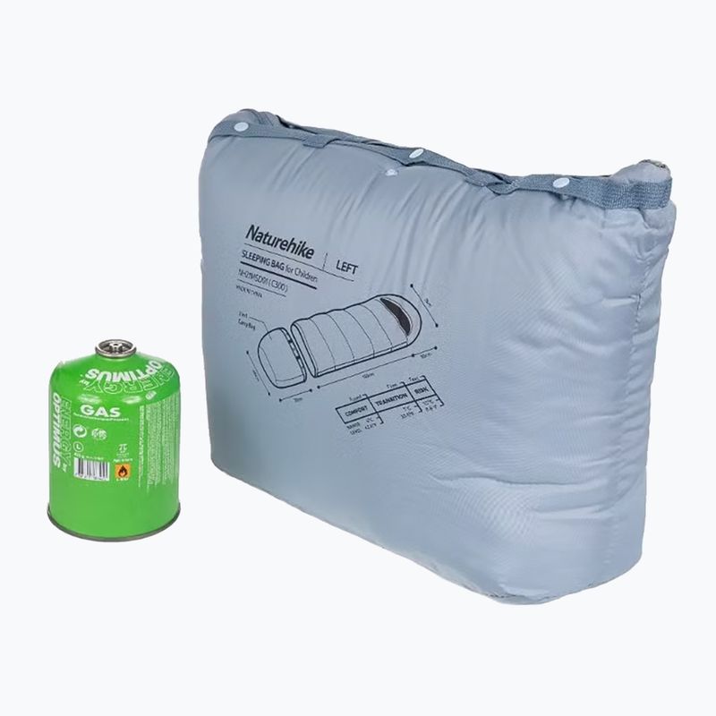 Sac de dormit pentru copii Naturehike Cotton C300 blue 4