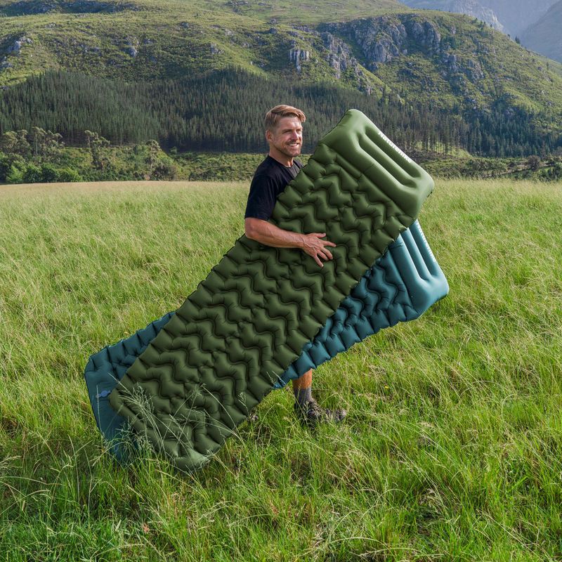 Saltea gonflabilă Naturehike Pillow Single FC01 army green 2