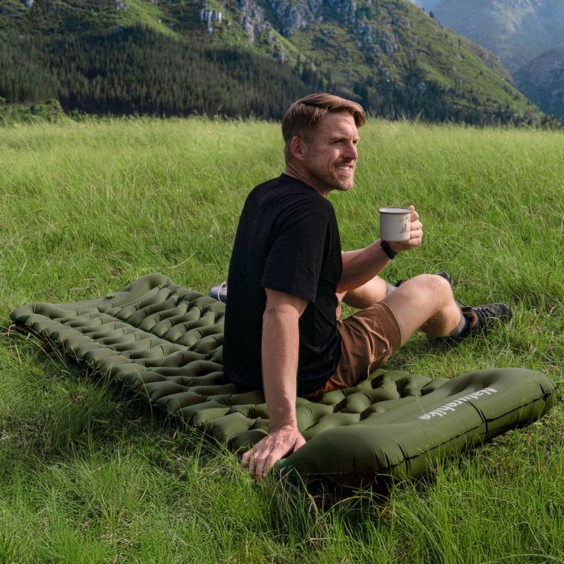 Saltea gonflabilă Naturehike Pillow Single FC01 army green 3