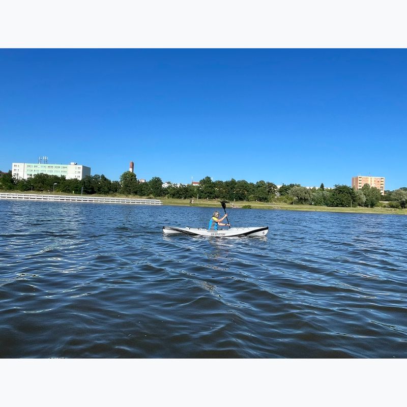 Caiac gonflabil 1-persoană Sun Reflections Full DS light grey/black 19