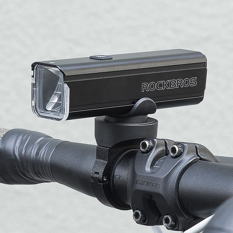 Far de bicicletă față Rockbros 24610002001 Front Light 1000 Lumen black 8