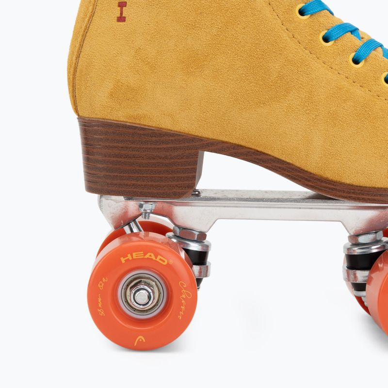 Patine cu rotile pentru femei HEAD Advance yellow 9