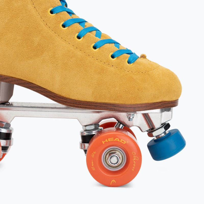 Patine cu rotile pentru femei HEAD Advance yellow 10
