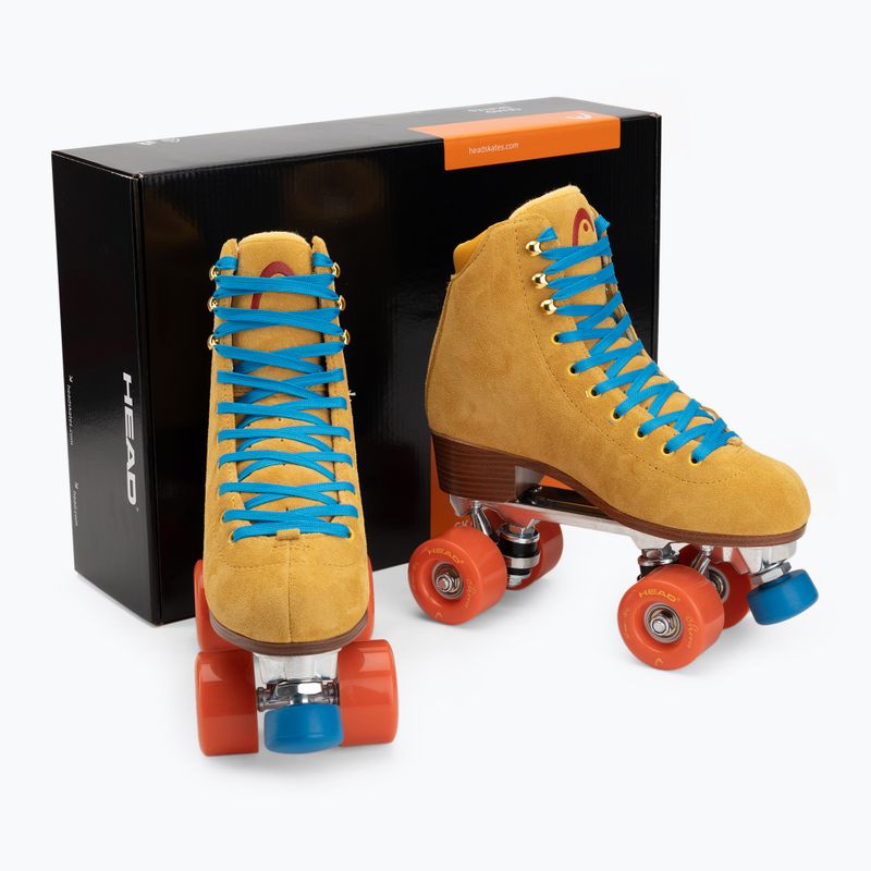 Patine cu rotile pentru femei HEAD Advance yellow 11