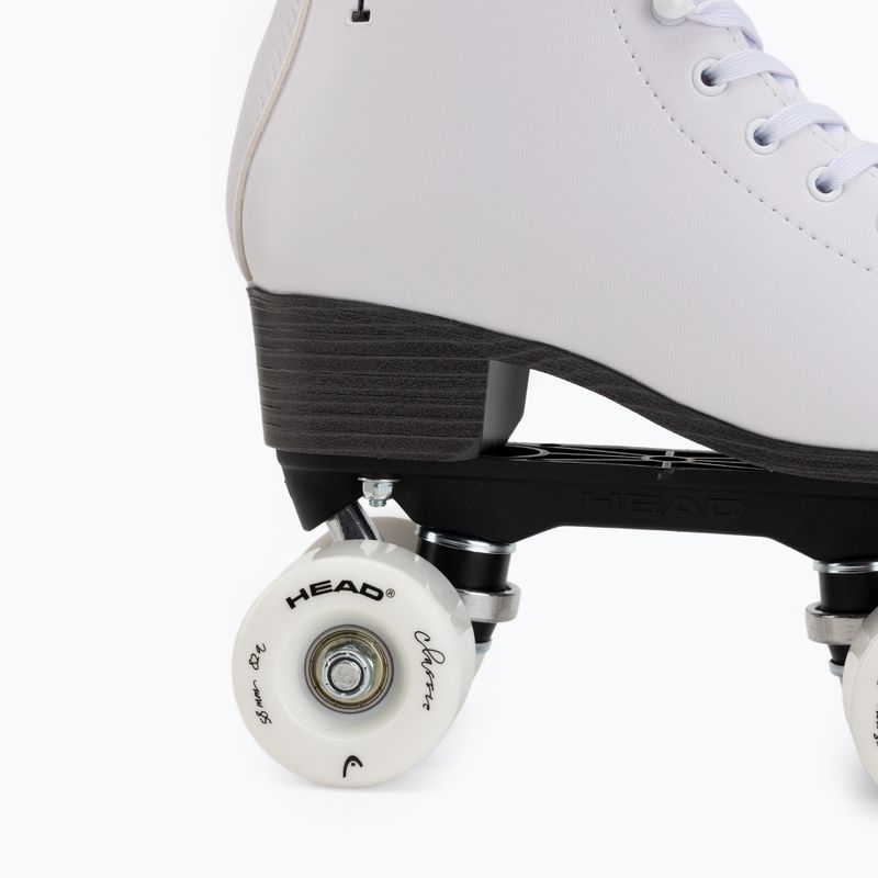 Patine cu rotile pentru femei HEAD Classic white 9