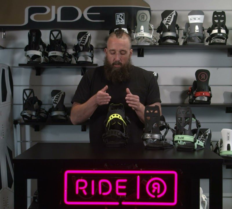 Atașamente de snowboard pentru bărbați RIDE A-8 negru 12G1002 11